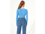T-shirt nacre bleu