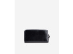 Portefeuille amelia en cuir craquelé noir black