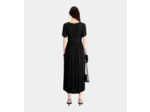 Robe longue mc haut dentelle black