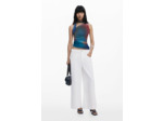 T-Shirt Sans Manches En Maille – Femme