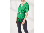 Blouse vert prairie
