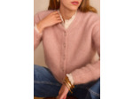 Cardigan LOU en mohair et laine