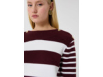 Pull Poetesse Bordeaux en Polyester