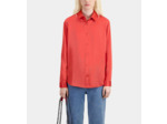 Chemise Rouge En Soie Satin red brique