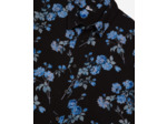 Chemise a manches courtes print fleuri black blue