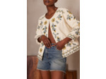 Veste CASSI B en coton brodé