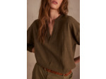 Blouse unisexe en coton LOU