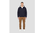 Blouson à capuche doublé sherpa