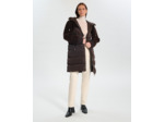Manteau Meyera Chocolat en Polyester