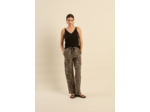 Pantalon fluide imprimé jaguar