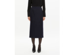 Jupe longue crayon marine bleu