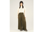 Pantalon large bronze