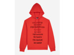 Sweat a capuche avec print devant red