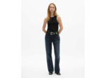 Jean baggy taille basse blue electric