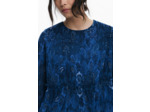 Blouse À Manches Longues En Tissu – Femme