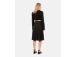 Jupe longue plissée noire black