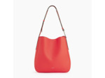 Grand sac hobo Madeleine en cuir grainé