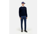 Pull Col Rond Avec Patch Canetille navy