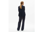 Chemise a manches longues bas plisse navy