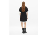 T-shirt avec sérigraphie et dentelle noire black