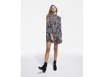 Robe Courte Manche Longue black / pink