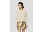 Pull Phoebe Ecru en Laine Mercerisée
