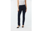 Denim straight fit, coupe droite, taille haute
