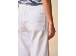 Jean large taille haute sans coutures