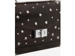 Sac emily small en cuir craquelé marron brown