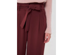 Pantalon Pia Bordeaux en Polyester