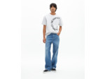 T-shirt avec sérigraphie gris light grey