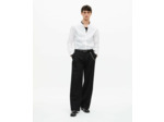 Chemise a manches longues col officier white