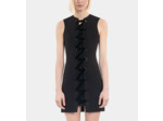 Robe courte avec laçage noire black