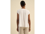 Blouse col brodé