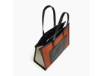 Grand sac cabas Le 125 en cuir grainé