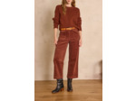 Pantalon SELYNA en velours de coton