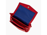 Pochette avec bandoulière amovible Charlotte en cuir lisse