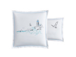 Taie oreiller brodée | Collection Phare | Tradition des Vosges