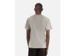 T-shirt manches courtes avec print devant grey melange