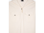 Chemise a col marin et poches ecru