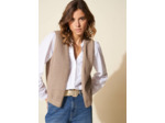 Gilet à grosses mailles