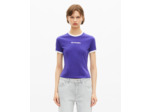T-shirt avec sérigraphie violet electric blue