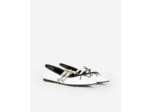 Ballerines En Cuir white
