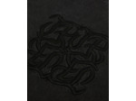 T-Shirt Noir Avec Broderie Logo black washed