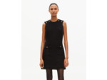 Robe courte en tweed noire black