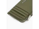Porte carte large zippé Emile en cuir signature T