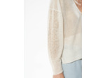 Cardigan ecru