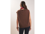 Pull sans manches en cachemire