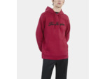 Sweatshirt Logo À Capuche Rouge