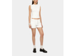 Top Blanc En Maille Ajourée white